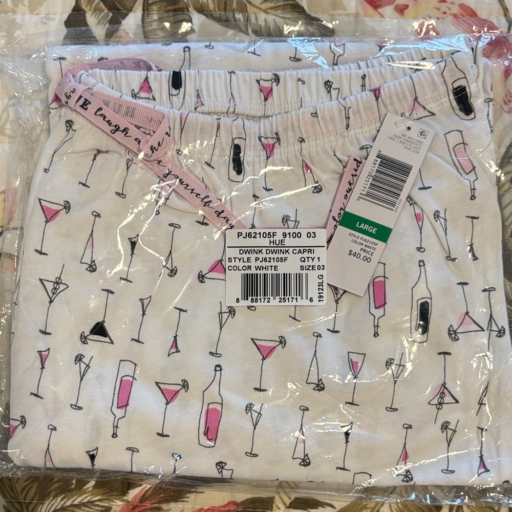 Brand new Capri pajama pants by HUE